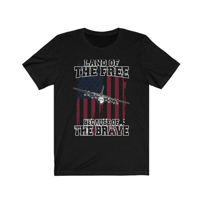 C-130H Hercules - Because of The Brave - Mens Tee - Danger Close Apparel