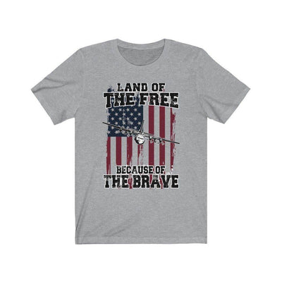 C-130H Hercules - Because of The Brave - Mens Tee - Danger Close Apparel