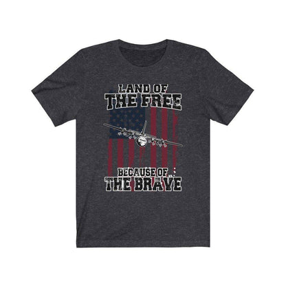 C-130H Hercules - Because of The Brave - Mens Tee - Danger Close Apparel