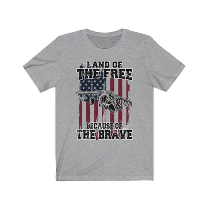 AV-8B Harrier - Because of the Brave - Mens Tee - Danger Close Apparel