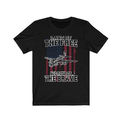 EA-6B Prowler - Because of the Brave - Mens Tee - Danger Close Apparel