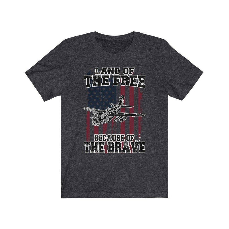EA-6B Prowler - Because of the Brave - Mens Tee - Danger Close Apparel