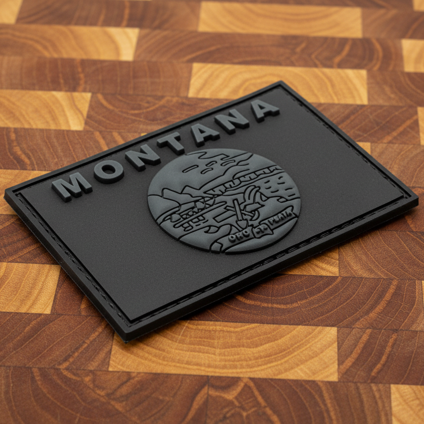 Urban Camo State Flag - PVC Patches - Danger Close Apparel