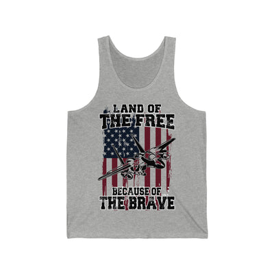 Because of the Brave F-15E - Men's Tank - Danger Close Apparel