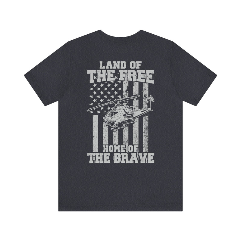 Home of the Brave AH-1 - Men's and Women's Tee - Danger Close Apparel