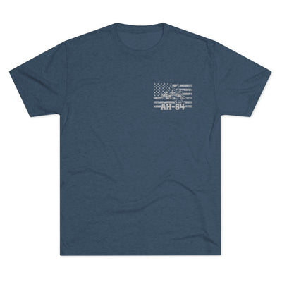 AH-64 - Because of the Brave - Men's Tri-blend Tee - Danger Close Apparel