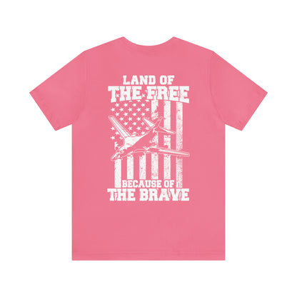 Because of the Brave B-1B - Men's and Women's Tee - Danger Close Apparel