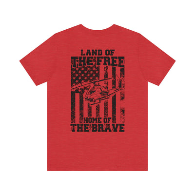 Home of the Brave AH-1 - Men's and Women's Tee - Danger Close Apparel