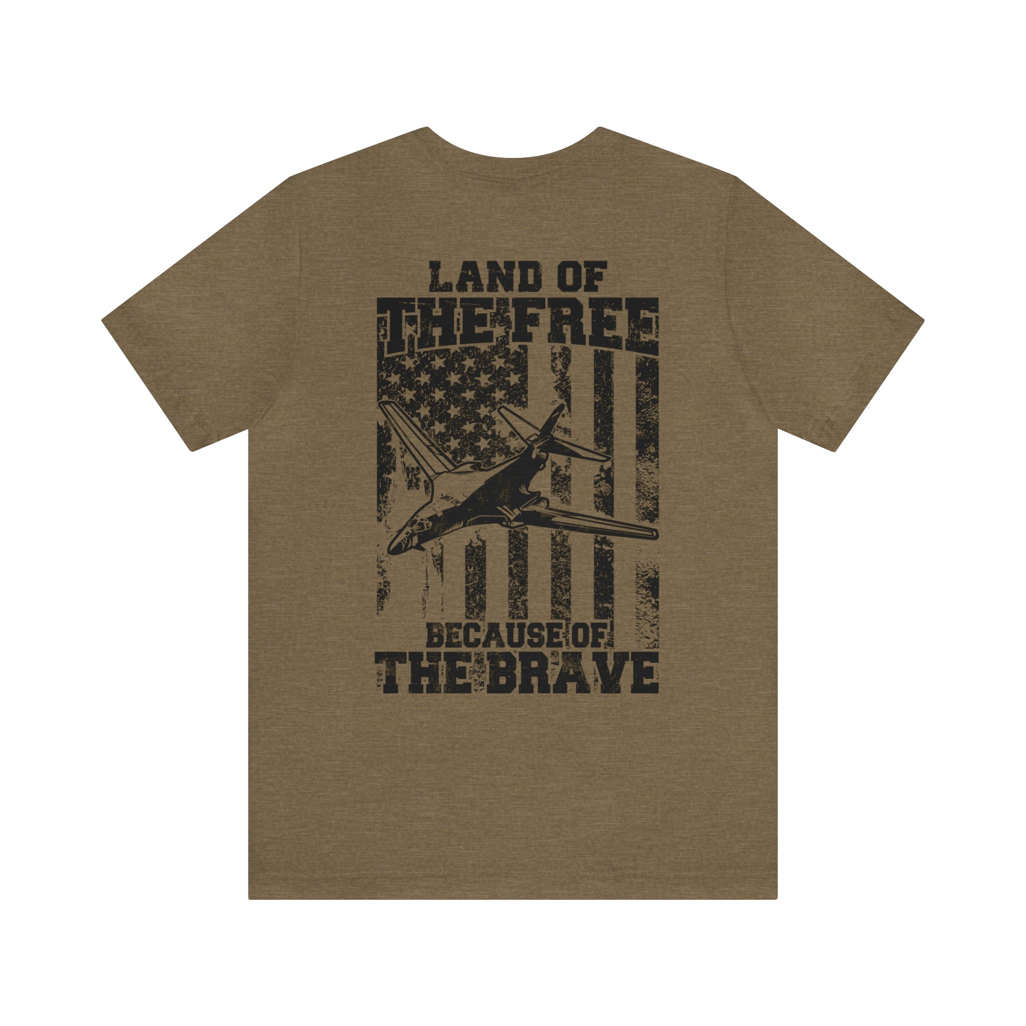 Because of the Brave B-1B - Men's and Women's Tee - Danger Close Apparel