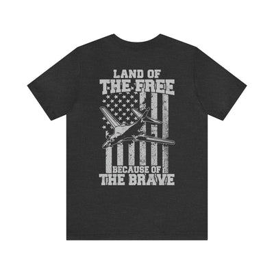 Because of the Brave B-1B - Men's and Women's Tee - Danger Close Apparel