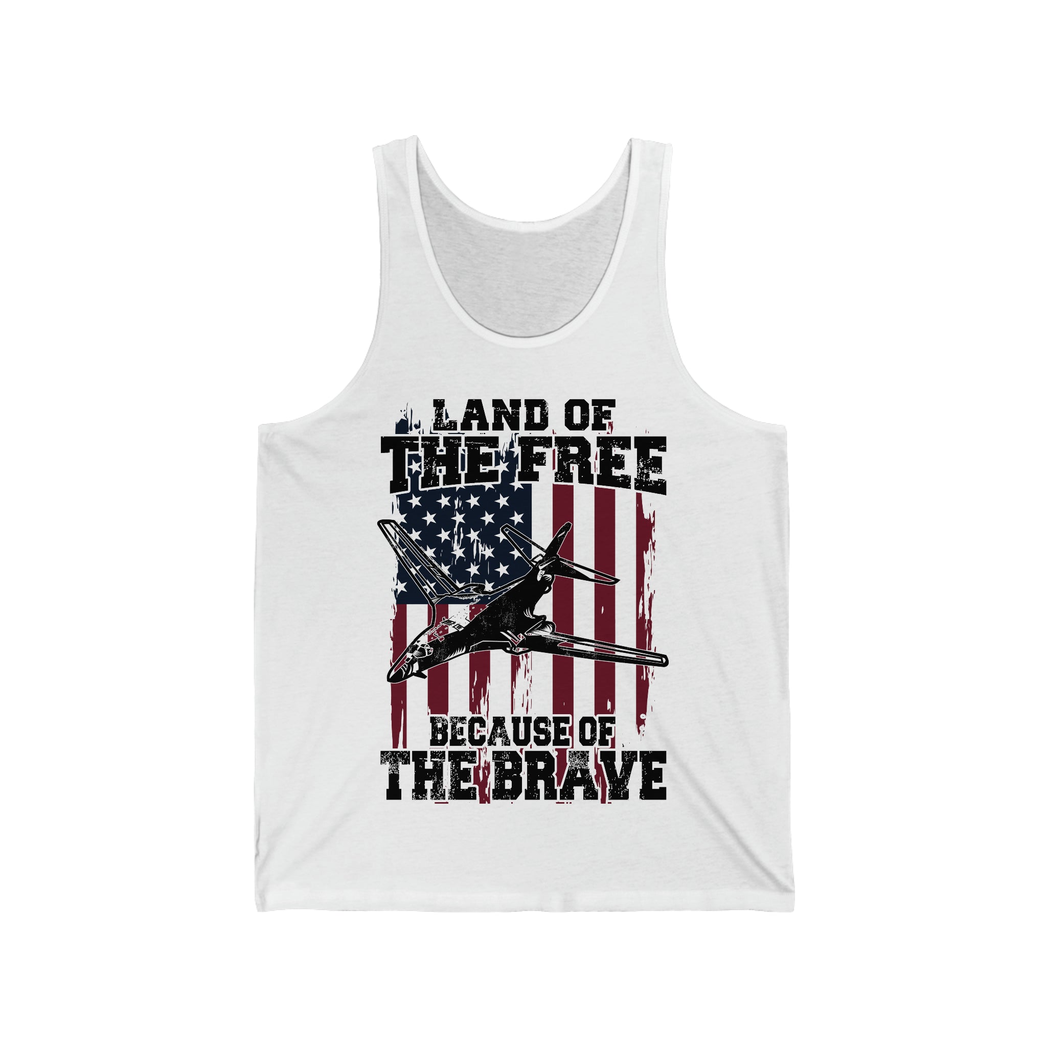 Because of the Brave - B1-B - Men's Tank - Danger Close Apparel