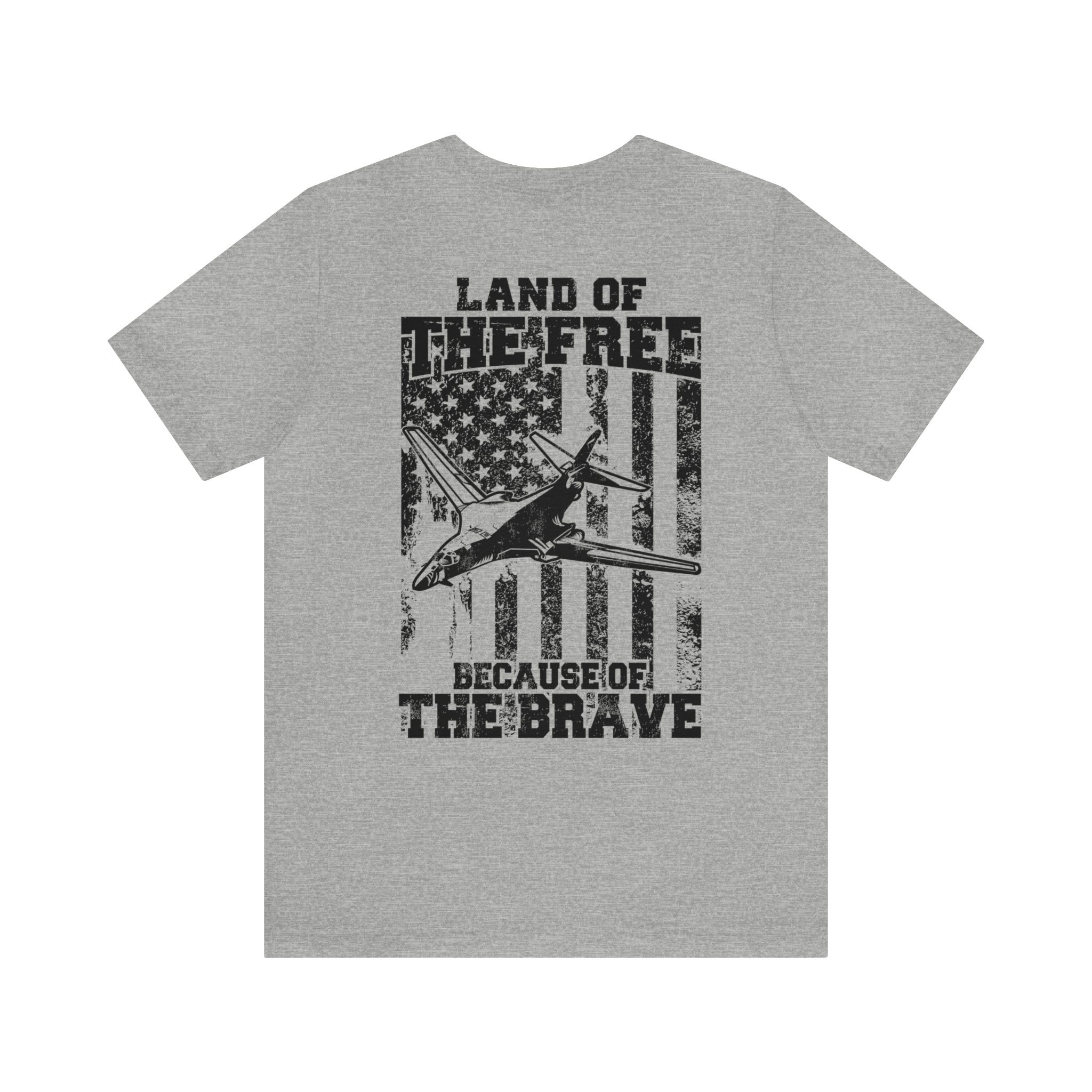 Because of the Brave B-1B - Men's and Women's Tee - Danger Close Apparel