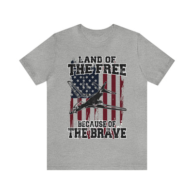 Because of the Brave 2.0 B-1B - Men's and Women's Tee - Danger Close Apparel