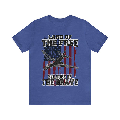 Because of the Brave 2.0 B-1B - Men's and Women's Tee - Danger Close Apparel